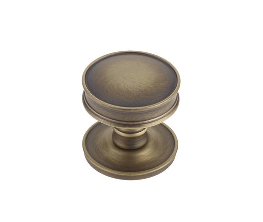 Frelan Burlington Berkeley Cupboard Knob BUR110AB  - Antique Brass