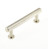 Frelan Burlington Satin Nickel Piccadilly Knurled Cabinet Pull Handle - 96mm, 128mm, 224mm