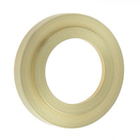 Thumbnail for Satin Brass Piccadilly Lever Rose Covers - Reeded