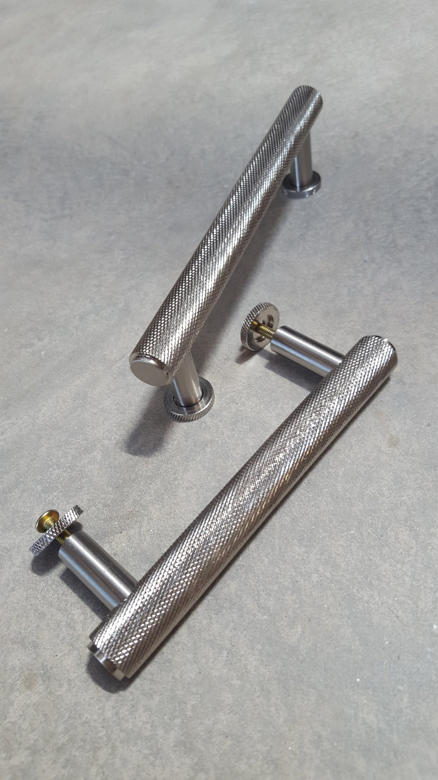Knurled Pull Handle - Burlington Range BUR411SN