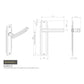 Carlisle Brass - Art Deco Door Handles - Satin Nickel