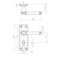 Belfry Handforged Pewter Door Handles Bathroom