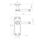 Belfry Handforged Pewter Door Handles Latch