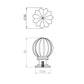 JH1152 Pumpkin Glass Cupboard Knob - Various Sizes