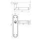 Complete Door Handle Latch Pack Mitred Design - JV437