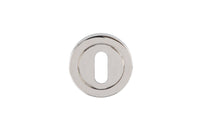 Thumbnail for Carlisle Brass Polished Nickel Standard Keyhole Escutcheon - EUL002PN