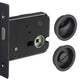 Matt Black Pocket/Sliding Door Lock