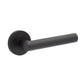 Knurled T-Bar Design Door Handles - Burlington Range - Matt Black