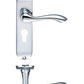 Arundel Lever on Backplate - Chrome, Satin or Brass