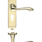 Arundel Lever on Backplate - Chrome, Satin or Brass