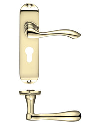 Thumbnail for Arundel Lever on Backplate - Chrome, Satin or Brass
