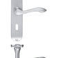 Arundel Lever on Backplate - Chrome, Satin or Brass