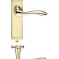 Arundel Lever on Backplate - Chrome, Satin or Brass