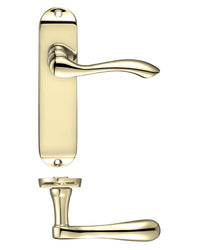 Thumbnail for Arundel Lever on Backplate - Chrome, Satin or Brass