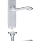 Arundel Lever on Backplate - Chrome, Satin or Brass