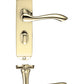Arundel Lever on Backplate - Chrome, Satin or Brass
