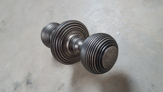 Atlantic UK Old English, OE50RMKDS Ripon Mortice Door Knobs - Distressed Silver Pewter