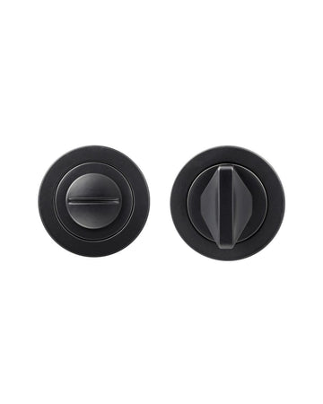 Rosso Maniglie Matt Black Bathroom Turn & Release RM004PCB