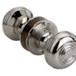Polished Nickel Bloxwich Mortice/Rim Door Knobs, 50mm - SB2103PNP
