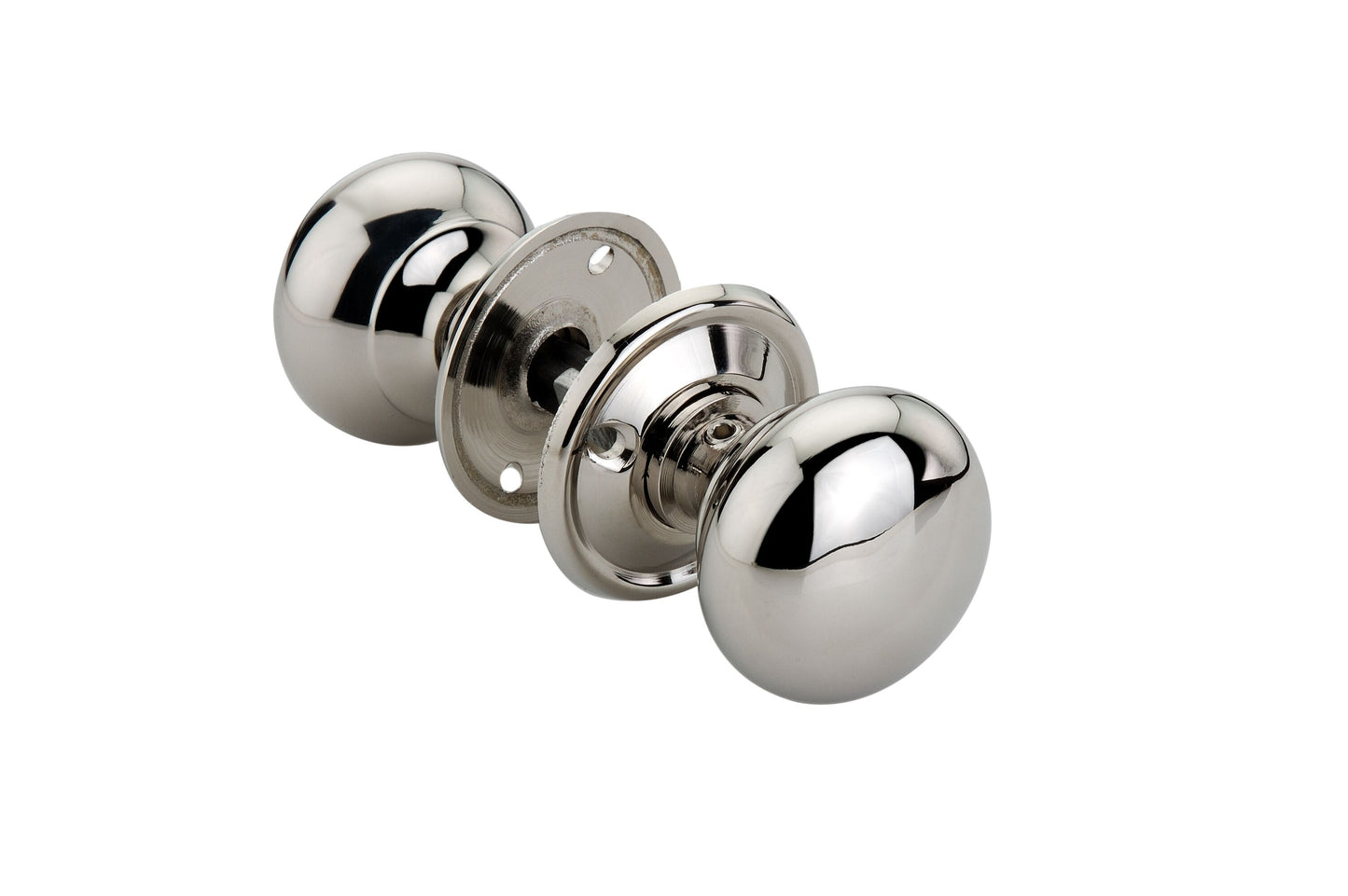 Polished Nickel Cottage Mortice Door Knobs - SB2107PNP