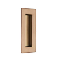 Thumbnail for Copper Pocket/Sliding Door Rectangular Flush Pull Handle - 120mm x 50mm