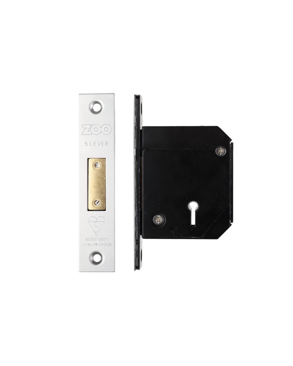 KEYED ALIKE British Standard Insurance Approved 5 Lever Chubb Retro-Fit Dead Lock