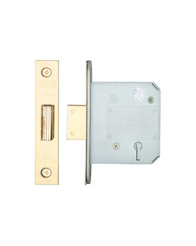 5 Lever Insurance Approved Mortice Dead Lock, 3 Inch - BS3621 - VARIOUS FINISHES