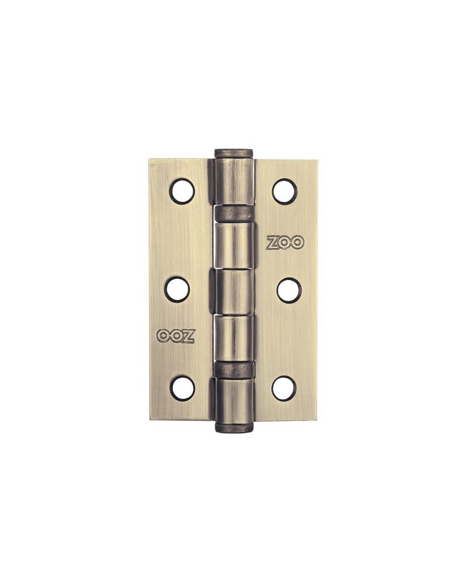 Zoo Hardware, ZHS32FB 3 Inch Ball Bearing Hinges - Florentine Bronze