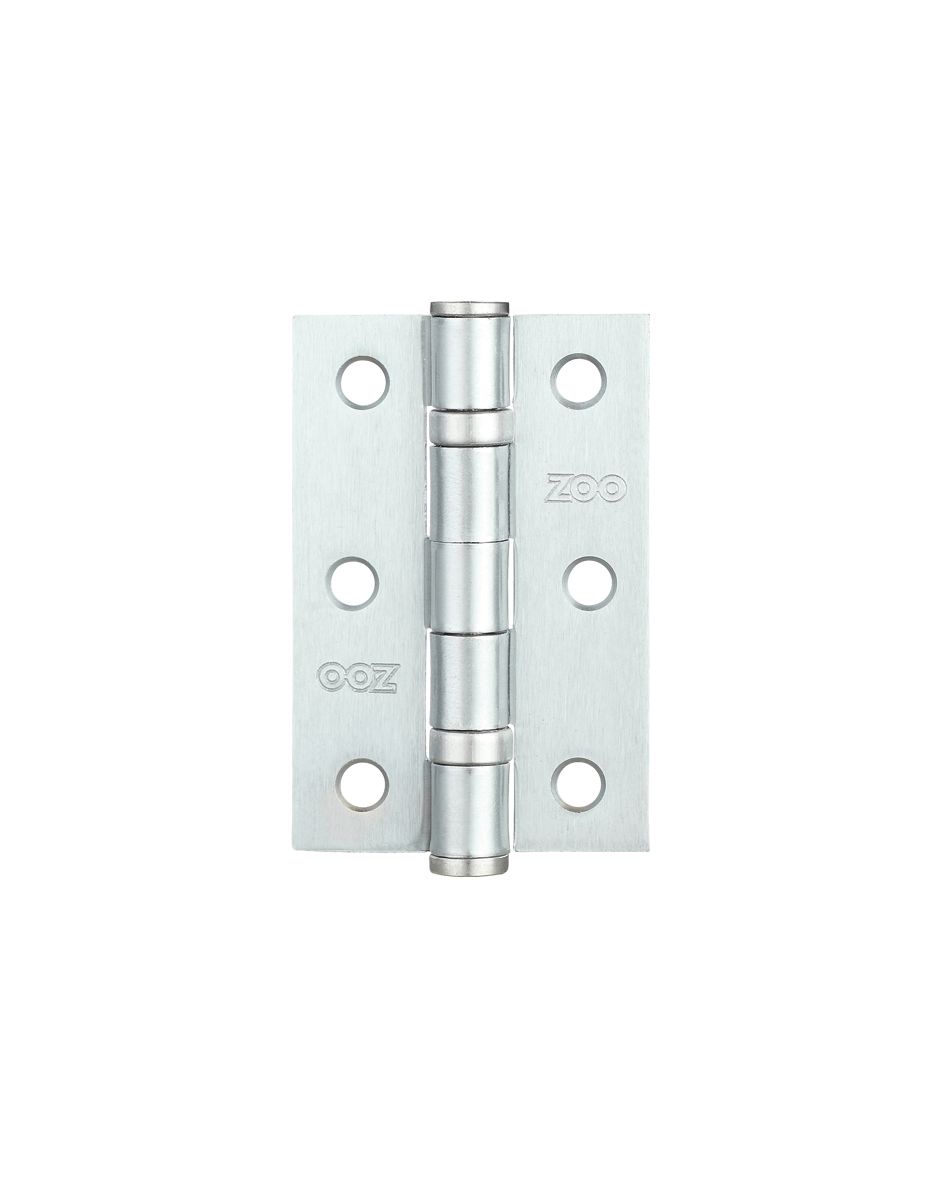 Zoo Hardware, ZHS32SC 3 Inch Ball Bearing Hinges - Satin Chrome