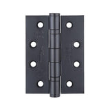 Zoo Hardware 4 Inch Matt Black Ball Bearing Grade 13 Hinges - ZHSS243PCB