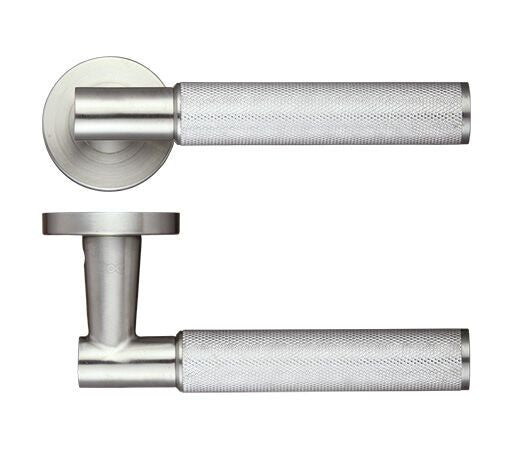 L4- Noosa Brushed Stainless Steel Lever – Handle House, door handle 